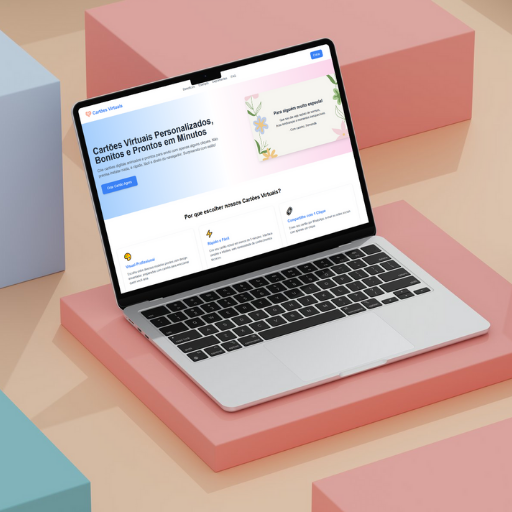 Laptop Mockup com Dashboard
